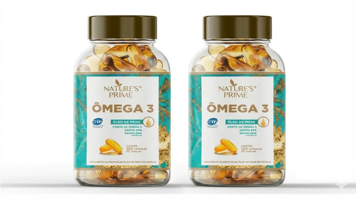 Kit 2 Potes Ômega 3