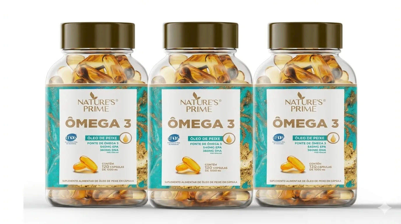 Kit 3 Potes Ômega 3